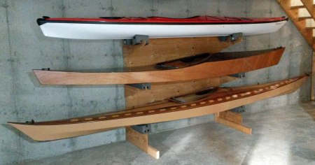 Kayaks on Rack